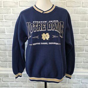 Vintage Notre Dame Fighting Irish Sweatshirt  Womens M Collegiate Embroidered